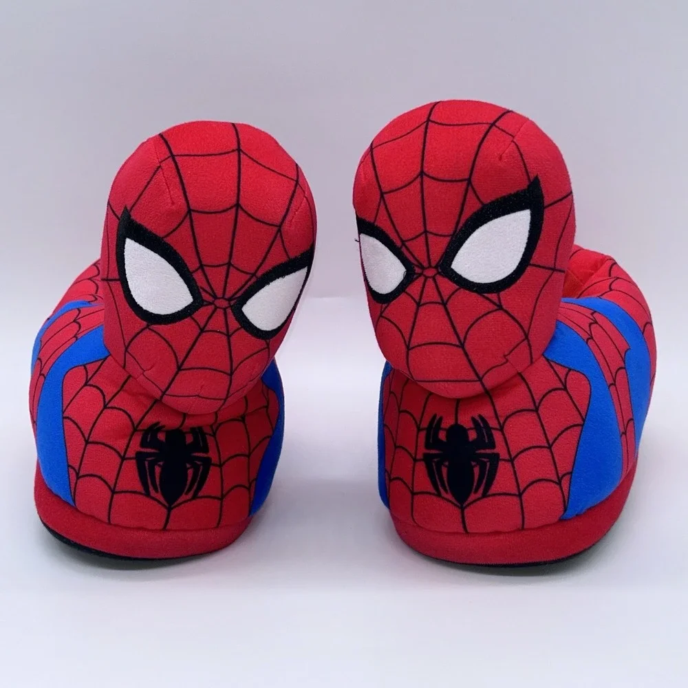 Marvel Spider-Man 3D Plush Slippers Mens Adult House Shoes Marvel Merchandise